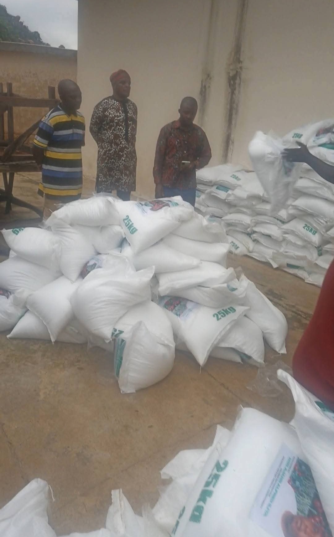 Distribution of Fertilisers to Farmers